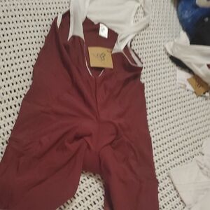 Men's Burgundy Cycling Bib Shorts